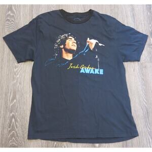 JOSH GROBAN T Shirt Awake Tour 2007 Size L Black Official  Music Concert Casual